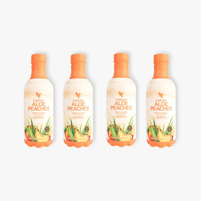 4 Pack Aloe Peaches