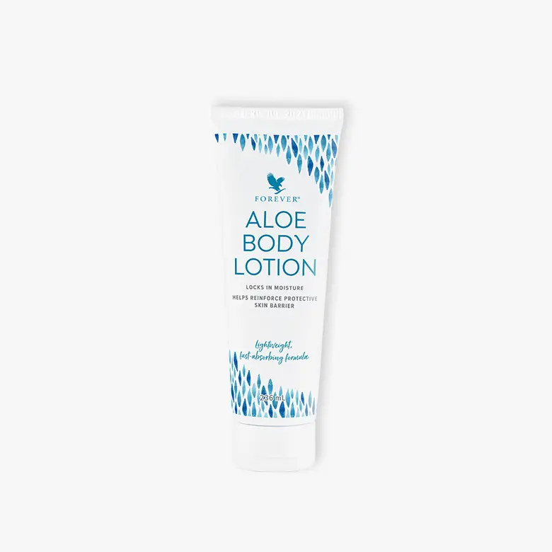 Forever Aloe Body Lotion lagani losion za telo sa aloe verom arganovim uljem i uljem makadamije koji duboko hidrira omekšava i tonizira kožu celog tela bez masnog osećaja – Forever Living | Aloe Zdravlje