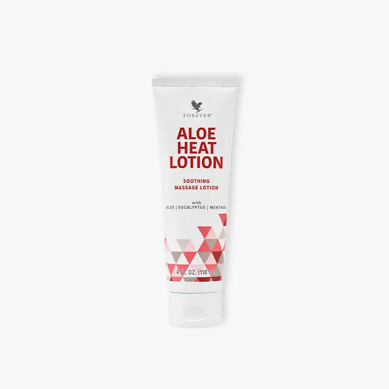 Aloe Heat Lotion zagrevajući losion sa aloe verom mentolom i uljem eukaliptusa za umirujuću i opuštajuću masažu nakon sporta ili napornog rada – Forever Living | Aloe Zdravlje