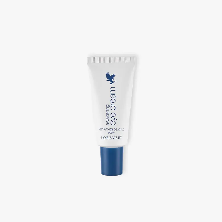 Forever Awakening Eye Cream krema za predeo oko očiju sa aloe verom kolagenom i peptidima koja smanjuje pojavu nadutosti tamnih kolutova i bora oko očiju – Forever Living | Aloe Zdravlje