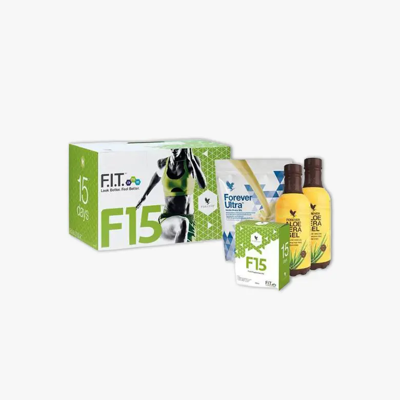 F15 Advanced Vanilla napredni 15-dnevni fitnes program sa vanila proteinskim šejkom aloe gelom Forever Therm i Fiber – Forever Living | Aloe Zdravlje