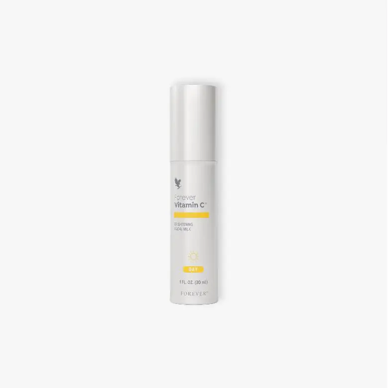 Forever Vitamin C mleko za posvetljivanje kože sa stabilizovanim vitaminom C (tetrahexyldecyl askorbat) i aloe verom koje doprinosi blistavijem i ujednačenijem izgledu kože – Forever Living | Aloe Zdravlje