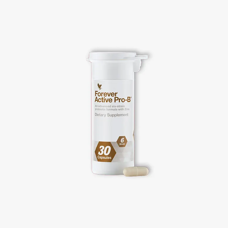 Forever Active Pro-B probiotik sa 8 milijardi CFU iz 6 sojeva probiotskih kultura – Forever Living | Aloe Zdravlje
