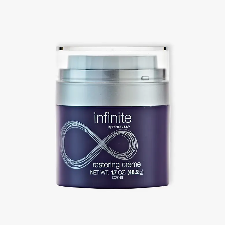 Infinite Restoring Creme lagana obnavljajuća krema za lice s aloe verom skvalanom i ekstraktima acaija i nara koja hrani i podmlađuje kožu – Forever Living | Aloe Zdravlje
