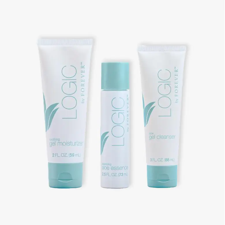 Logic Kit by Forever Living trostepeni set za negu lica sa aloe verom koji čisti balansira i hidrira sve tipove kože – Forever Living | Aloe Zdravlje