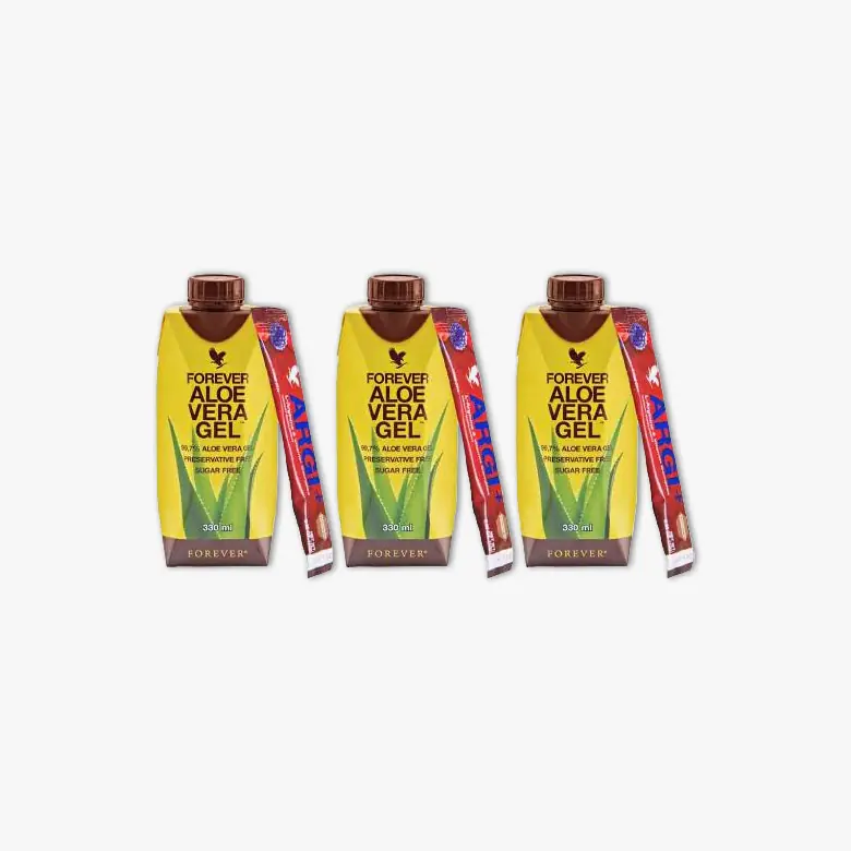 Tripack ARGI+ i Aloe Mini Tripack Forever Living set sa ARGI+ i Forever Aloe Vera Gel napicima – Forever Living | Aloe Zdravlje